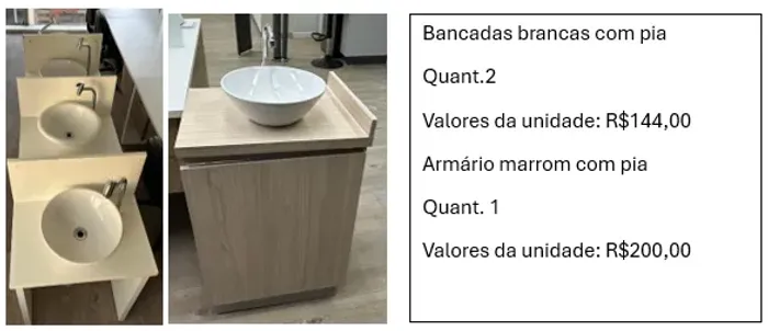 PIA COM BANCADA