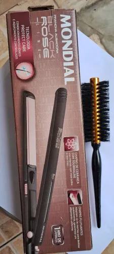 COMBO CHAPINHA MONDIAL + ESCOVA METALIZADA RICCA ( PRODUTOS SEMINOVOS)