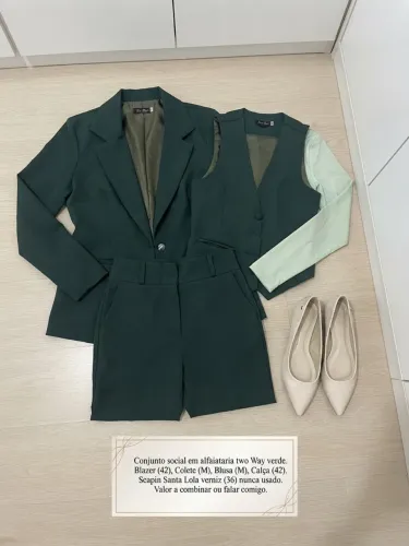 Conjunto social em alfaiataria