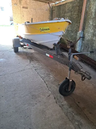 Barbada! Vendo Conj. Barco de Fibra em imbituba