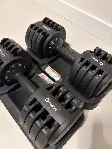 Dumbbell Halter Regulável Gallant 19Kg