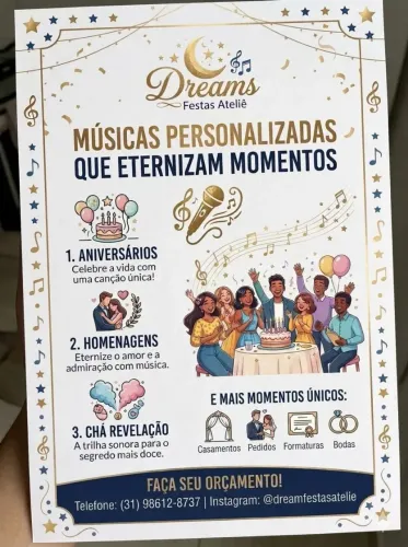 Músicas personalizadas