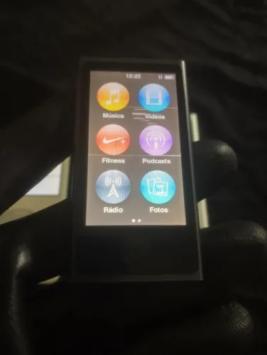 ipod nano apple 7ª geração 16gb preto