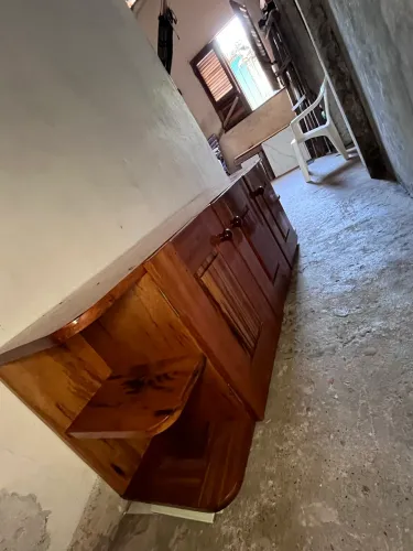 Armário Aéreo de Cozinha em Madeira Maracatiara