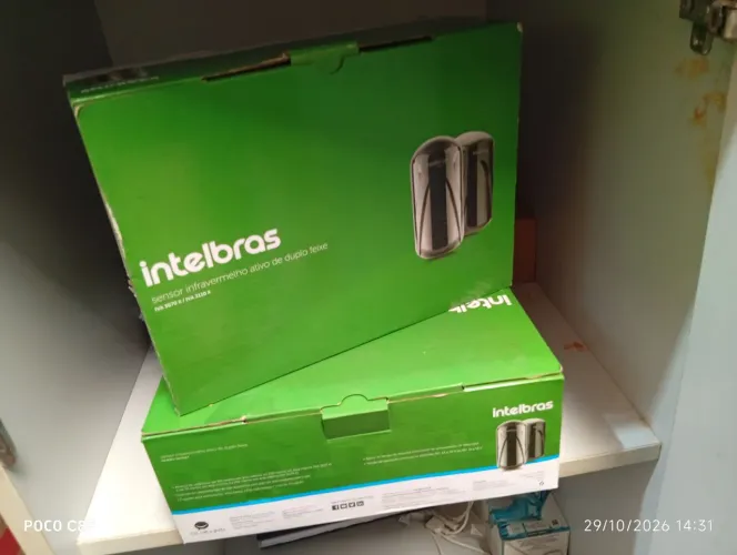 Par de Sensor de Barreira Intelbras IVA 3070 X (2 Pares / Caixas Lacradas)