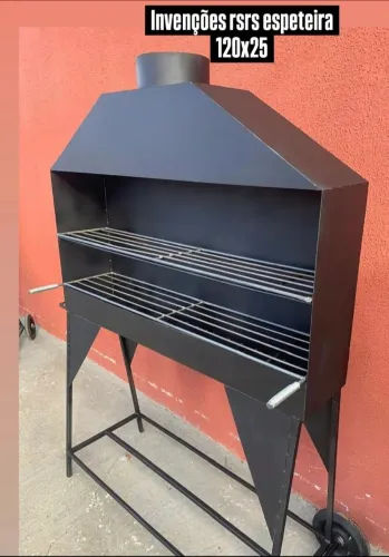 Churrasqueira para espetinho com 120 de comprimento