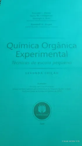 Pavia química orgânica experimental: técnicas de escala pequena