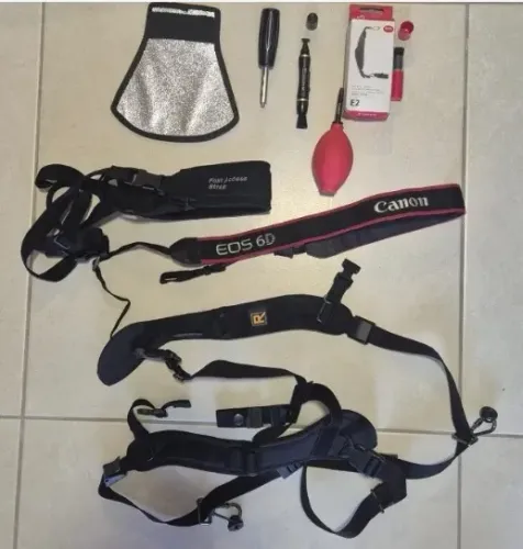Kit Acessórios Fotografia Profissional - BlackRapid + Canon
