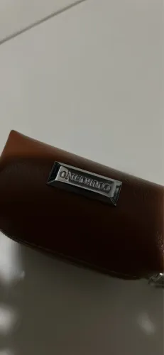 Necessaire de Couro Courofino Caramelo / Organizador de Viagem
