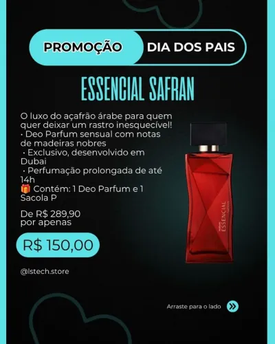 Kits e Perfumes Natura com Desconto (Várias Opções)