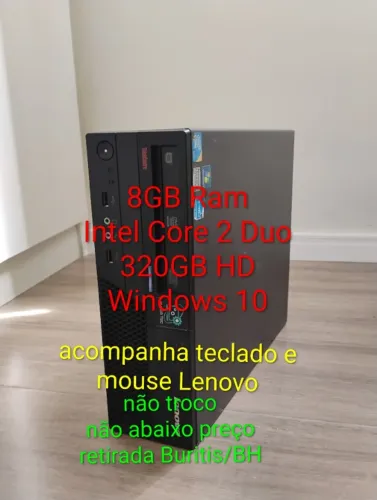 PC Lenovo 8GB + Intel Core 2 Duo + 320GB