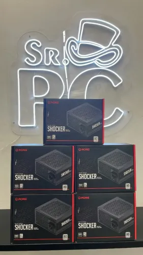 Fonte gamer pcyes shocker 80plus