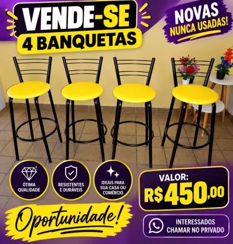 4 banquetas