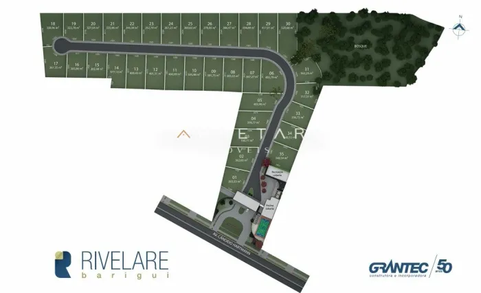Lotes a partir de 303m² Condominio Santa Felicidade