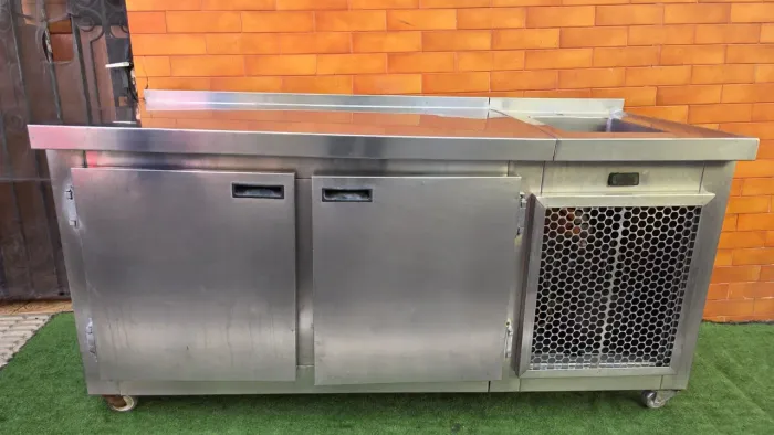 Balcão refrigerado inox