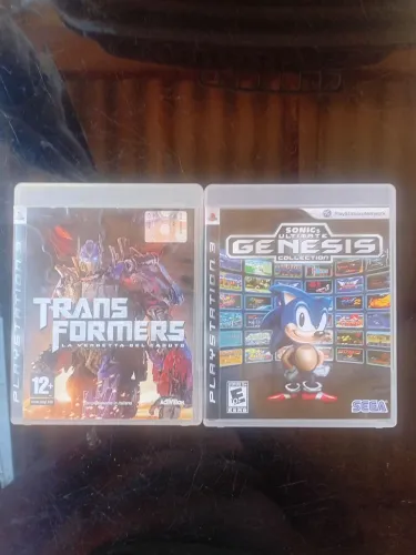 Lote 5 Jogos PS3 - God of War, Fallout New Vegas, Sonic, DBZ e Transformers
