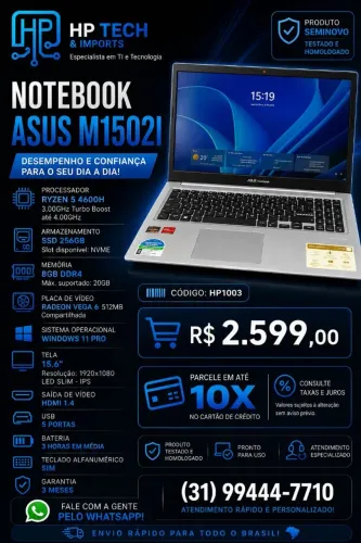 Notebook Asus m15