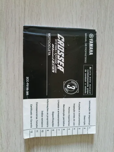 Manual do Proprietário XTZ150S