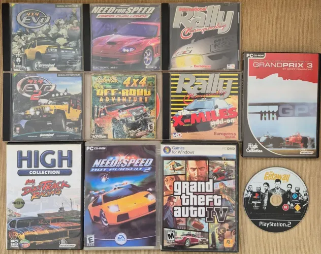 Lote de Jogos PC + 1 PS2 + Manuais - Originais 