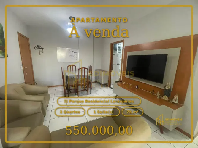 Seu novo lar no Parque Residencial Laranjeiras: Apartamento com 1 suíte e 2 vagas!