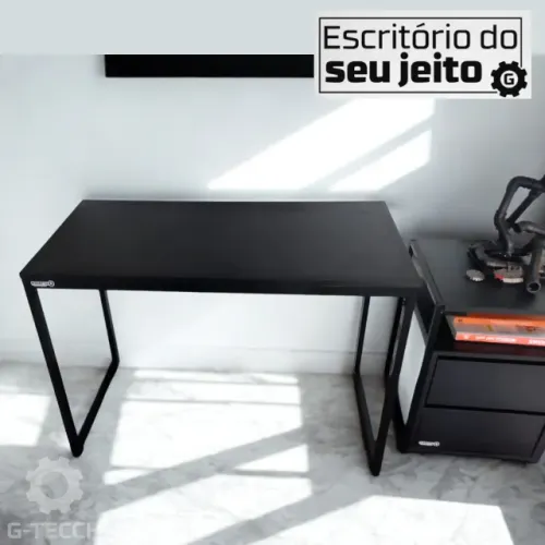 Mesa Gamer Reforçada 1m NOVA Industrial Multiuso Computador Notebook Escritório de Estudo