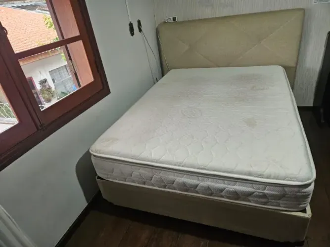 Colchão Magnético Nippon Flex New Quantum 1,88 x 1,38 com cabeceira e massageador inclusos