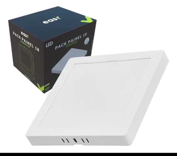 Kit 10 Painel Led Sobrepor 18w
