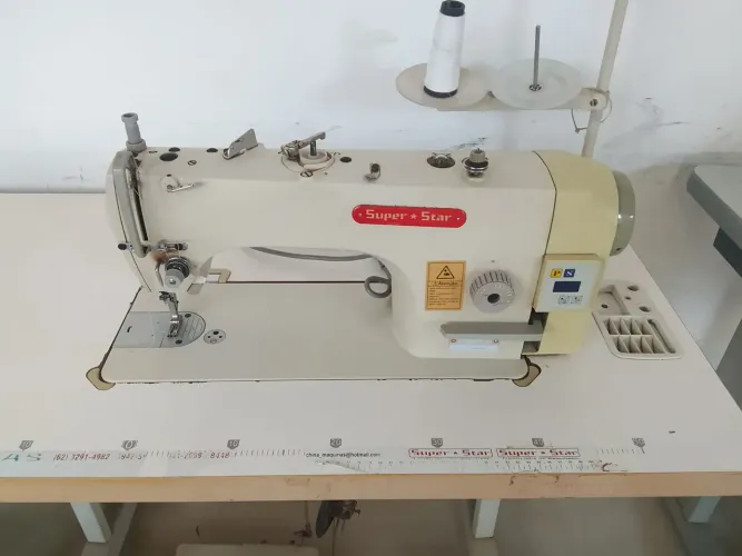 Vende se máquina reta industrial motor direct drive super sta