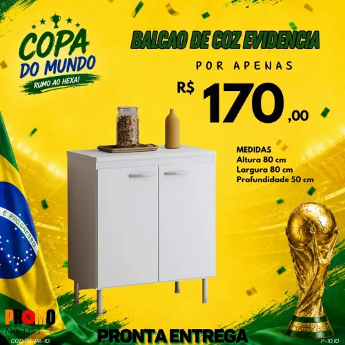 Balcão de Cozinha Evidência 