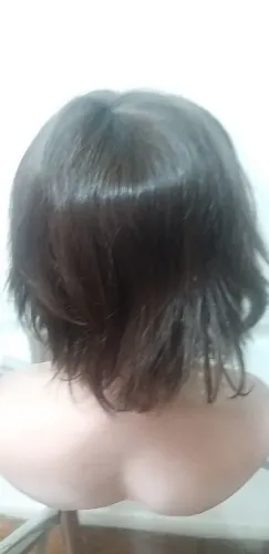 Topper de cabelo humano 