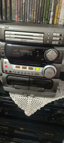 Som jvc funcionando veja 3cd