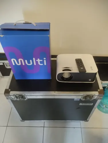 Projetor multi pk005 Full HD espelha celular