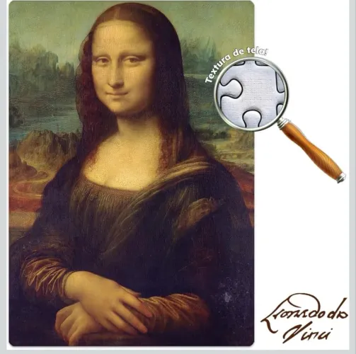 Quebra-cabeça: Leonardo Da Vinci - A Mona Lisa - 500 peças nano