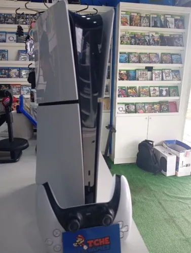 Playstation 5 slim digital semi novo com 1 ano de garantia