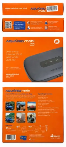 Roteador Modem Móvel 4G Wi-Fi Aquário MM-4000 (Novo na Caixa)
