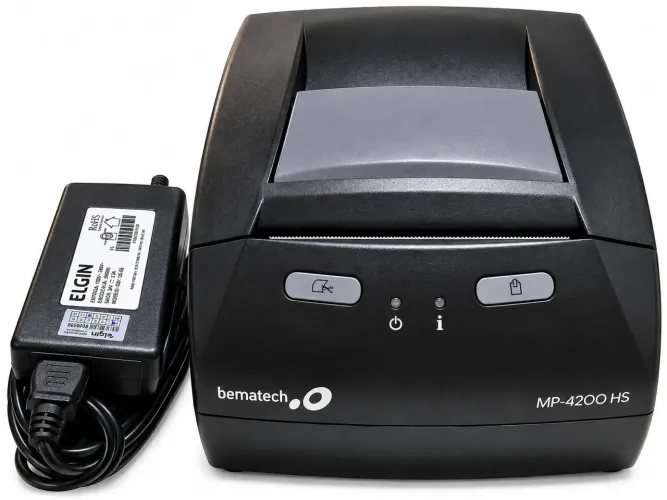 Vendo impressora térmica Bematech MP-4200 HS, usada em loja e funcionando perfeitamente.