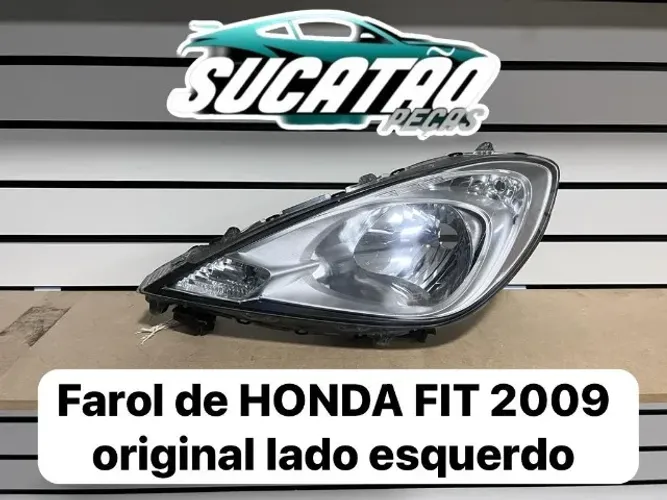 Farol de Honda Fit 2009 original lado esquerdo
