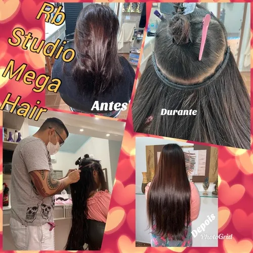 Colocação e manutenção de Mega Hair/ Alongamento de cabelos