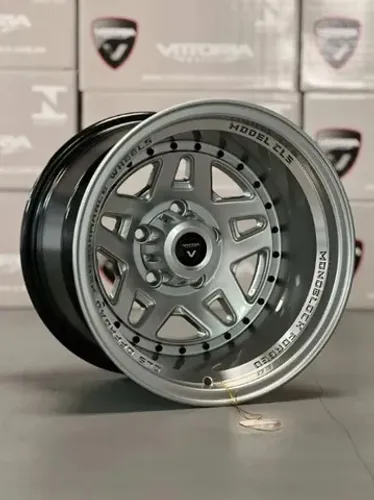 Rodas Aro 15 Jalapão 15x10 Offset -44 5x114 Pajero TR4 Ranger Cherokee Duster Grand Vitara