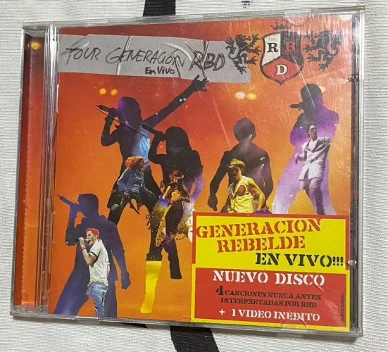 CD RBD Tour Generación RBD En Vivo