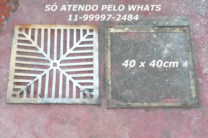 Ralo de ferro 40x40 LEIA o anúncio