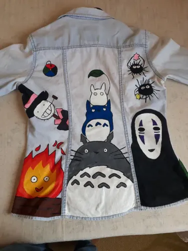 Jaqueta Studio Ghibli customizada