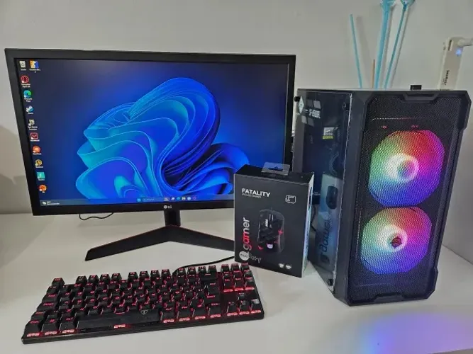 Pc Gamer Novo completo i5 Gtx 1050 1 ano garantia Loja Tiger