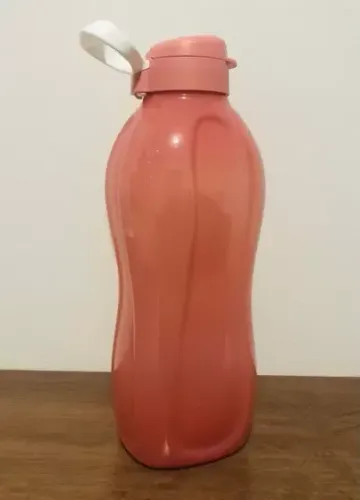 Garrafa Tupperware Eco Tupper Plus 2 Litros Salmão Soft