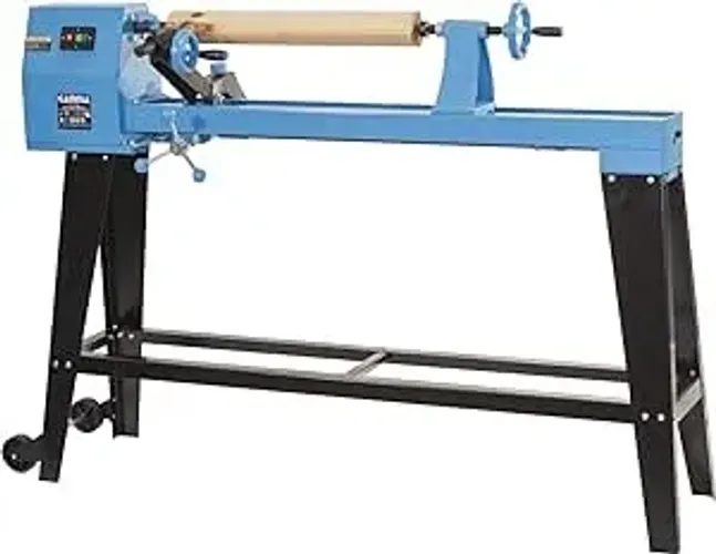 Torno de Madeira com Copiador Gamma Ferramentas Azul