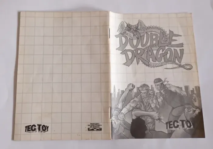 Manual Do Jogo Double Dragon Master System Tec Toy