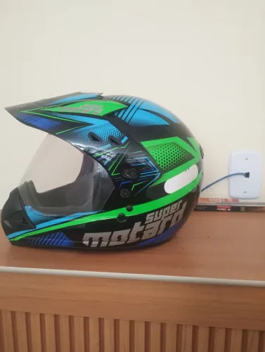 Capacete motocross 