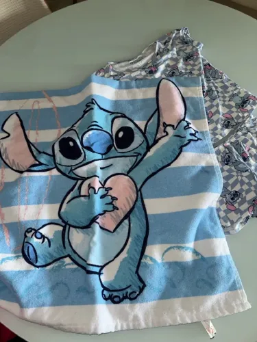 Pijama infantil Stitch + toalha pelucia stitch 