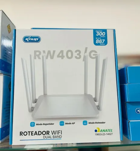 Roteador Wi-Fi Dual Band Knup RW403/G