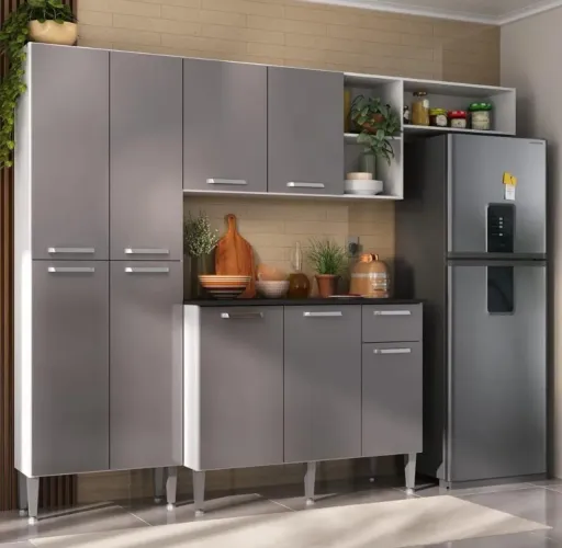 Linda Cozinha Compacta Completa Com Balcão, Produto Novo Na Caixa Lacrado Desmontado